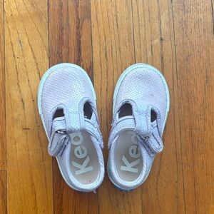 Keds Kids Lavender Hook-and-Loop Mary Jane Sneakers